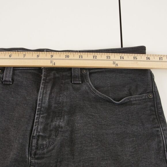 Madewell Relaxed Taper Instacozy Wool Blend Black Jeans Mens Sz 31 - Picture 5 of 13